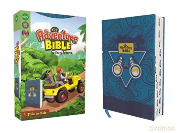 NIrV, Adventure Bible for Early Readers, Leathersoft, Blue, Full Color, Thumb Indexed Tabs: New International Reader's Version, Blue, Leathersoft, Full Color, Thumb Index - Richards [KSIĄŻKA]