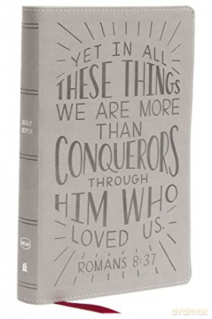 NKJV, Holy Bible for Kids, Verse Art Cover Collection, Leathersoft, Gray, Comfort Print: Holy Bible, New King James Version [KSIĄŻKA]