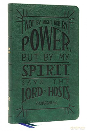 NKJV, Thinline Youth Edition Bible, Verse Art Cover Collection, Leathersoft, Green, Red Letter, Comfort Print: Holy Bible, New King James Version [KSIĄŻKA]