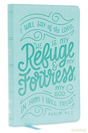 NKJV, Thinline Youth Edition Bible, Verse Art Cover Collection, Leathersoft, Teal, Red Letter, Comfort Print: Holy Bible, New King James Version [KSIĄŻKA]