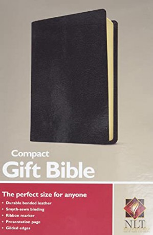 NLT Compact Gift Bible, Black: New Living Translation - Tyndale [KSIĄŻKA]