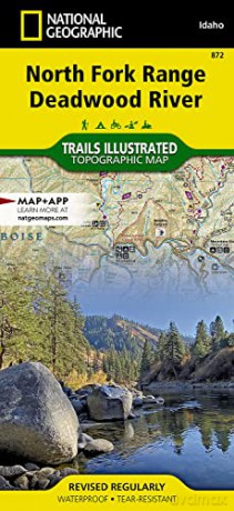 North Fork Range, Deadwood River Map (National Geographic Trails Illustrated Map, 872) - National Geographic Maps [KSIĄŻKA]