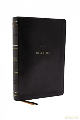 NRSV, Catholic Bible, Thinline Edition, Leathersoft, Black, Comfort Print: Holy Bible [KSIĄŻKA]