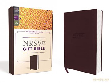 NRSVue, Gift Bible, Leathersoft, Burgundy, Comfort Print: New Revised Standard Version Updated Edition, Burgundy, Leathersoft, Comfort Print [KSIĄŻKA]
