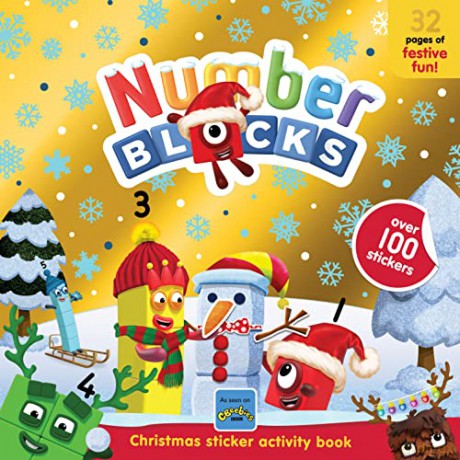 Numberblocks Christmas Sticker Activity Book - Quizzes, Puzzles, Fun Games for Preschool Age 3-6 [KSIĄŻKA]