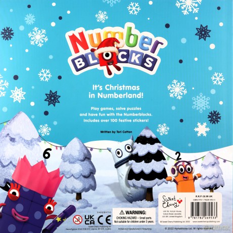 Numberblocks Christmas Sticker Activity Book - Quizzes, Puzzles, Fun Games for Preschool Age 3-6 [KSIĄŻKA]