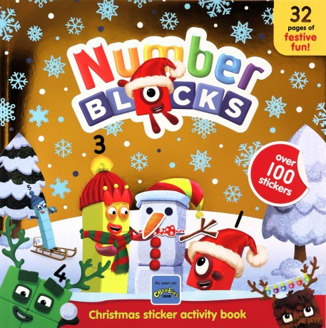 Numberblocks Christmas Sticker Activity Book - Quizzes, Puzzles, Fun Games for Preschool Age 3-6 [KSIĄŻKA]