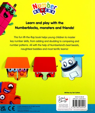 Numberblocks Monster Maths: A Lift the Flap Book [KSIĄŻKA]
