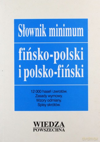 Słownik Minimum Fińsko-Polski I Polsko-Fiński [KSIĄŻKA]
