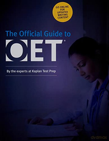 Official Guide to OET (Kaplan the Official Guide to Oet) - Kaplan Test Prep [KSIĄŻKA]