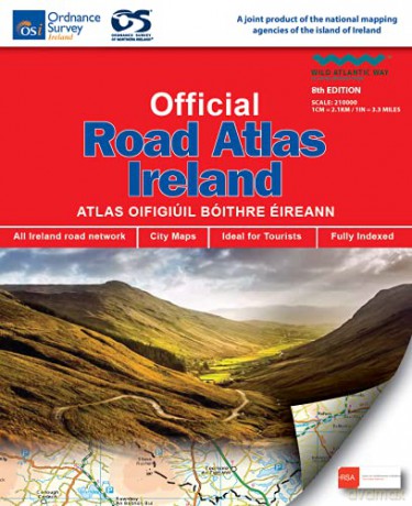 Official Road Atlas Ireland - Ordnance Survey Ireland [KSIĄŻKA]