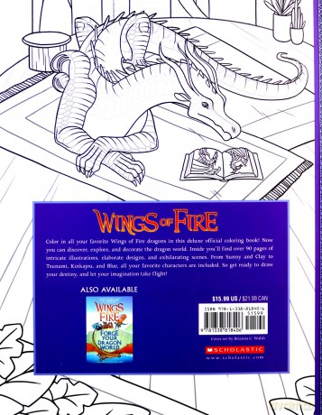 Official Wings of Fire Coloring Book - Brianna C. Walsh [KSIĄŻKA]