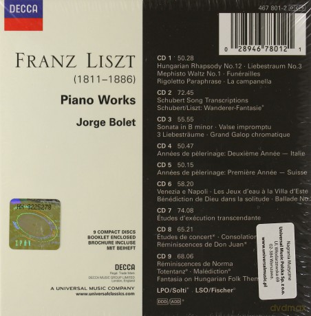 Bolet: Piano Works [BOX] [9CD]