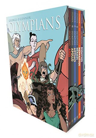Olympians Boxed Set Books 7-12: Ares, Apollo, Artemis, Hermes, Hephaistos, and Dionysos - George O'Connor [KSIĄŻKA]