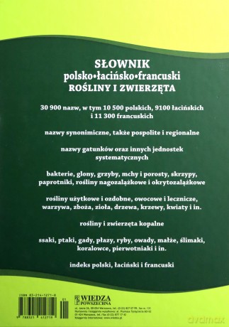Słownik Polsko-Łacińsko-Francuski. [KSIĄŻKA]