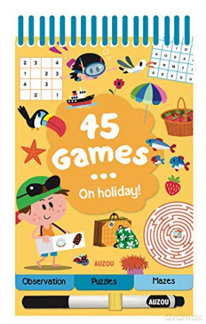 On Holiday (45 Games) - Auzou [KSIĄŻKA]
