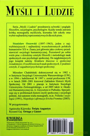 Stanisław Ossowski [KSIĄŻKA]