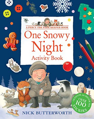 One Snowy Night Activity Book: Packed with fun things to do - for all the family! (Percy the Park Keeper) - Nick Butterworth [KSIĄŻKA]
