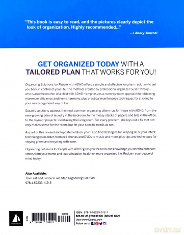 Organizing Solutions for People With ADHD: Tips and Tools to Help You Take Charge of Your Life and Get Organized - Susan C. Pinsky [KSIĄŻKA]