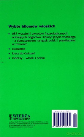 Wybór Idiomów Włoskich [KSIĄŻKA]