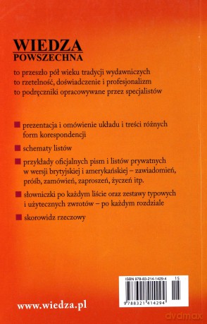 Wzory Listów Angielskich [KSIĄŻKA]