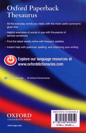 Oxford Paperback Thesaurus - Oxford Languages [KSIĄŻKA]