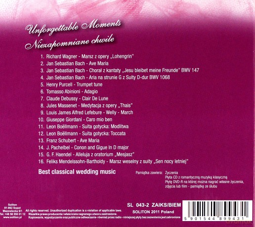 Młodej Parze: Unforgettable Moments: Niezapomniane Chwile (digipack) [CD]+[DVD]