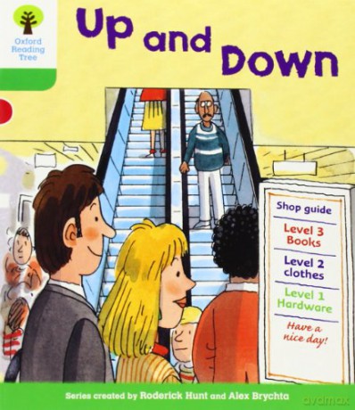 Oxford Reading Tree: Level 2: More Patterned Stories A: Up and Down (Oxford Reading Tree, Biff, Chip and Kipper Stories New Edition 2011) - Roderick Hunt [KSIĄŻKA]