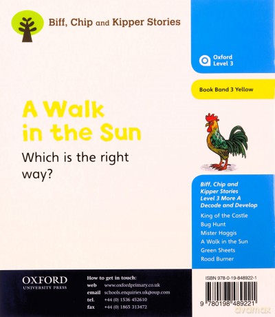Oxford Reading Tree: Level 3 More a Decode and Develop a Walk in the Sun (Oxford Reading Tree: Biff, Chip and Kipper Decode and Develop) - Roderick Hunt [KSIĄŻKA]