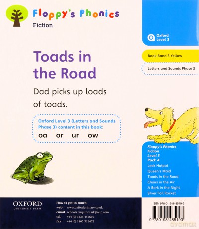 Oxford Reading Tree: Level 3: Floppy's Phonics Fiction: Toads in the Road (Floppy's Phonics - New Edition 2011) - Roderick Hunt [KSIĄŻKA]