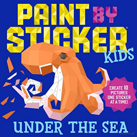 Paint By Sticker Kids: Under The Sea: Create 10 Pictures One Sticker At A Time! [KSIĄŻKA]