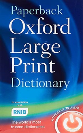 Paperback Oxford Large Print Dictionary - Oxford Languages [KSIĄŻKA]