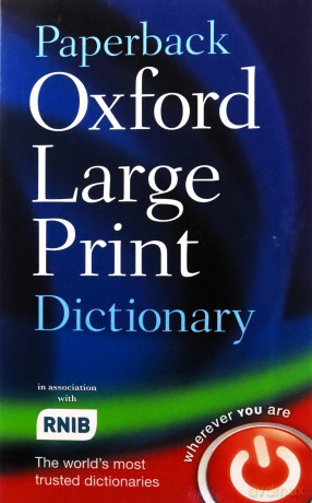 Paperback Oxford Large Print Dictionary - Oxford Languages [KSIĄŻKA]