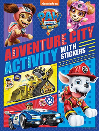 Paw Patrol Movie Sticker Book: The official illustrated sticker book of the HIT movie! Perfect for children aged 3, 4, 5 years - Paw Patrol [KSIĄŻKA]