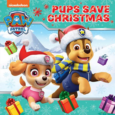 PAW Patrol Picture Book - Pups Save Christmas: A festive illustrated adventure story book for children aged 2, 3, 4, 5 based on the Nickelodeon TV Series, featuring special guest Santa! - Paw Patrol [KSIĄŻKA]