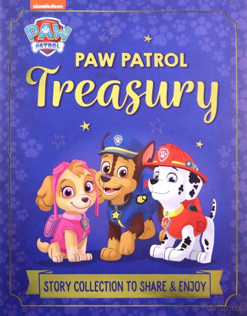 PAW Patrol Treasury: Illustrated Story Collection Gift Book for children aged 2, 3, 4, 5 based on the Nickelodeon TV Series - Paw Patrol [KSIĄŻKA]