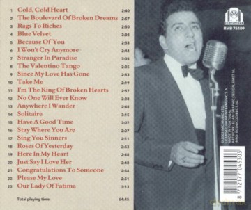 Tony Bennett: Rags To Riches: 23 Early Hits And Favourites [CD]
