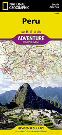 Peru adv. ng: Travel Maps International Adventure Map (National Geographic Adventure Map) - National Geographic Maps [KSIĄŻKA]