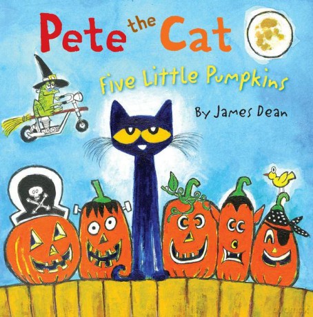 Pete the Cat: Five Little Pumpkins: A Halloween Book for Kids - James Dean [KSIĄŻKA]