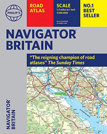 Philip's Navigator Britain: Flexi (Philip's Road Atlases) - Philip's Maps [KSIĄŻKA]