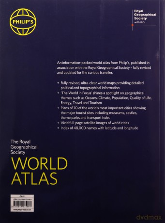 Philip's RGS World Atlas: (10th Edition paperback) (Philip's World Atlas) - Philip's Maps [KSIĄŻKA]