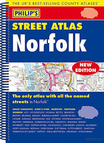 Philip's Street Atlas Norfolk: Spiral Edition - Philip's Maps [KSIĄŻKA]