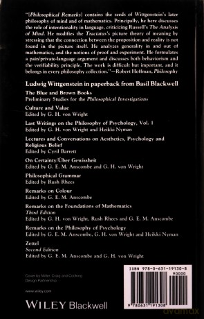 Philosophical Remarks - Ludwig Wittgenstein [KSIĄŻKA]