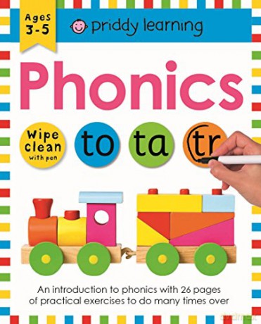 Phonics (UK Edition) (Wipe Clean Workbooks) - Roger Priddy [KSIĄŻKA]