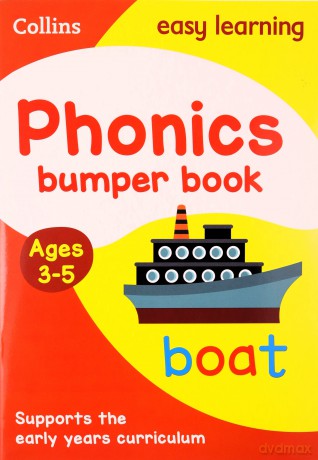 Phonics Bumper Book Ages 3-5: Ideal for home learning (Collins Easy Learning Preschool) - Collins Easy Learning [KSIĄŻKA]