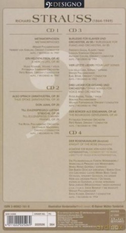 Richard Strauss: 4cd Bookformat (+ 20 Pages Booklet) (digibook) [4CD]
