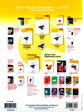 Piano Adventures Lesson Book Vol. 4. 2nd Edition - Nancy Faber [KSIĄŻKA]