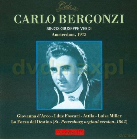 Carlo Bergonzi: Sings Giuseppe Verdi: Amsterdam 1973 [CD]