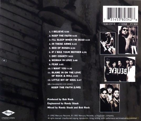 Bon Jovi: Keep The Faith [CD]