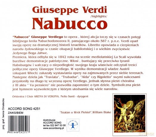 Giuseppe Verdi: Nabucco [CD]